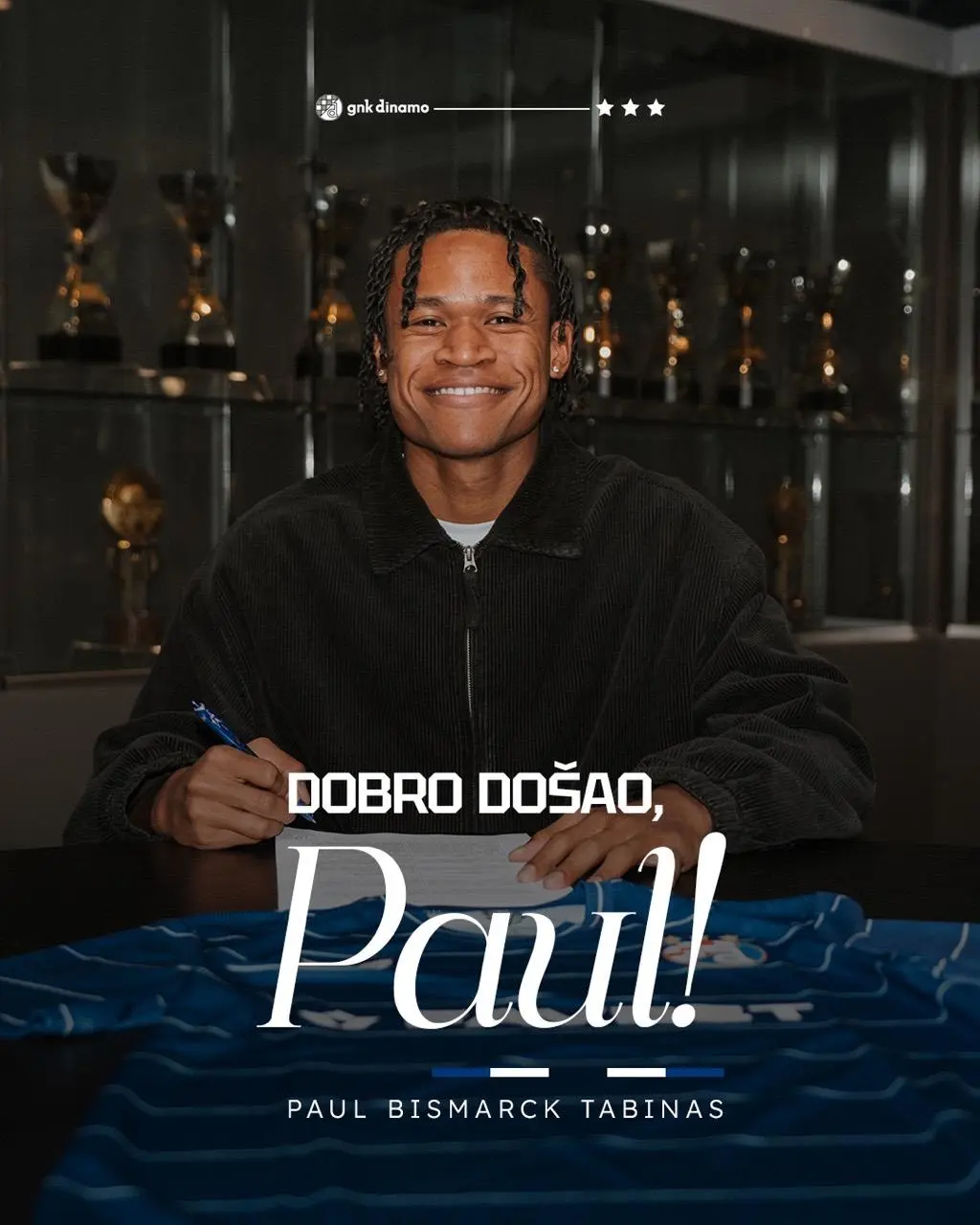 皇冠体育-官方：23岁菲律宾国脚保罗-塔比纳斯加盟萨格勒布迪纳摩